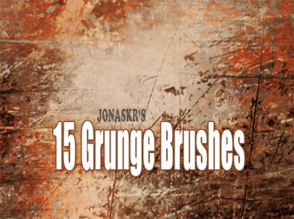 15 Grunge Rust Brushes