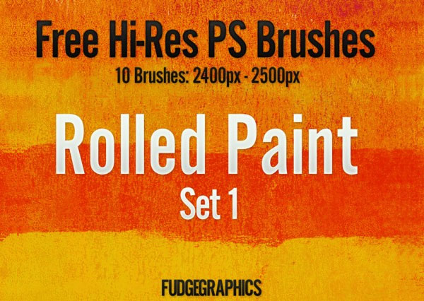 Rolled Paint Set 1 Brushes