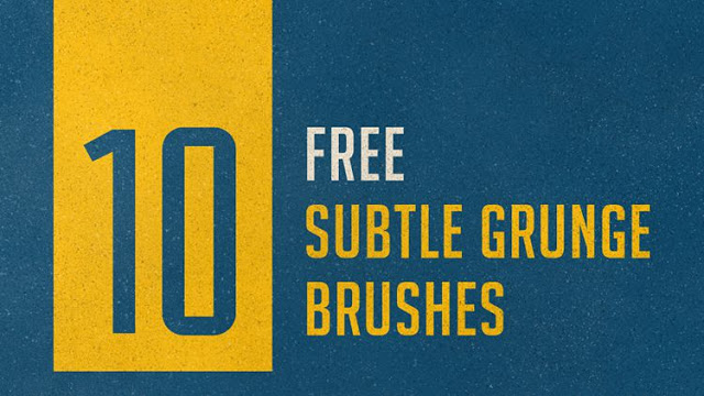 10 Subtle Grunge Brushes