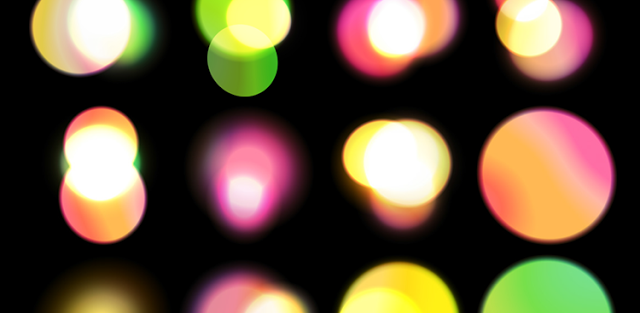 12 Pinceles Bokeh Gratis