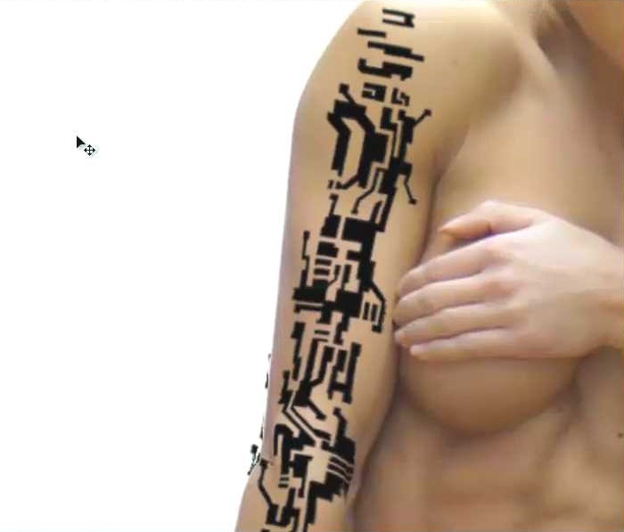 tatuaje adaptado a la piel