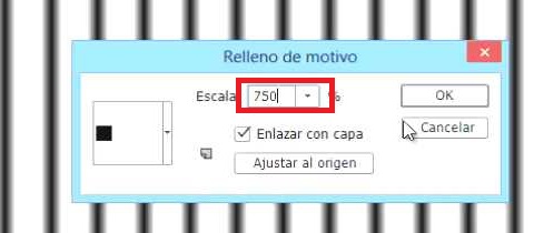 relleno de motivo escala 750%