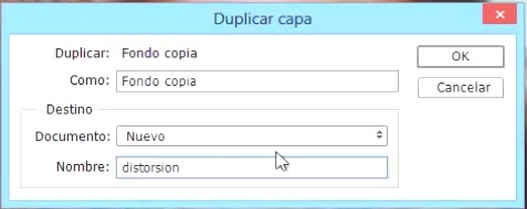 ventana de duplicar capa