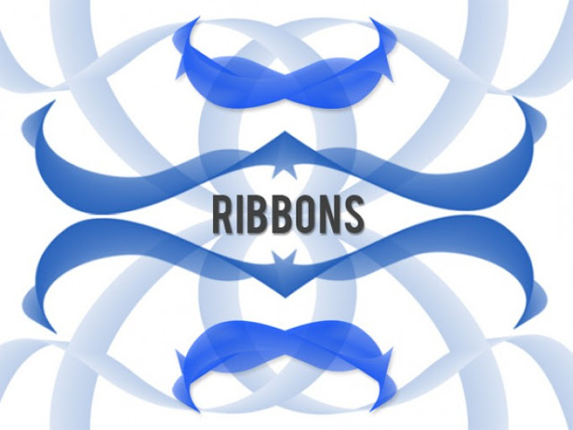 Ribbon Brushes For Photoshop