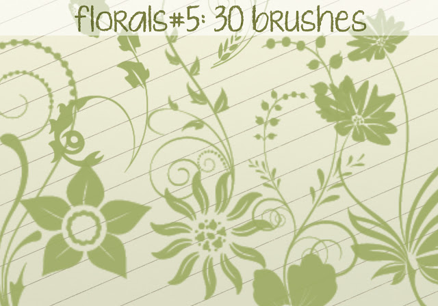 30 Floral Brushes 5