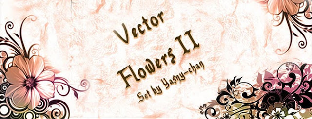 Vector Flowers II Set Brushes