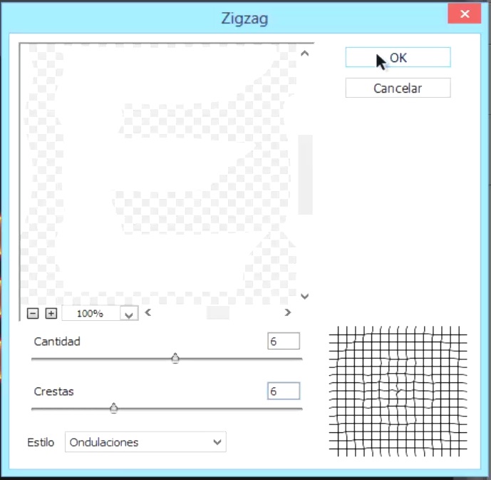 ventana zigzag