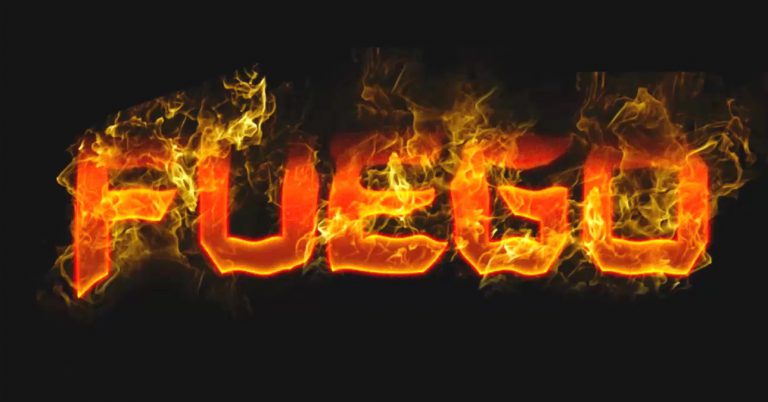 Como Hacer Un Texto De Fuego O En Llamas Con Photoshop Ugbtuts