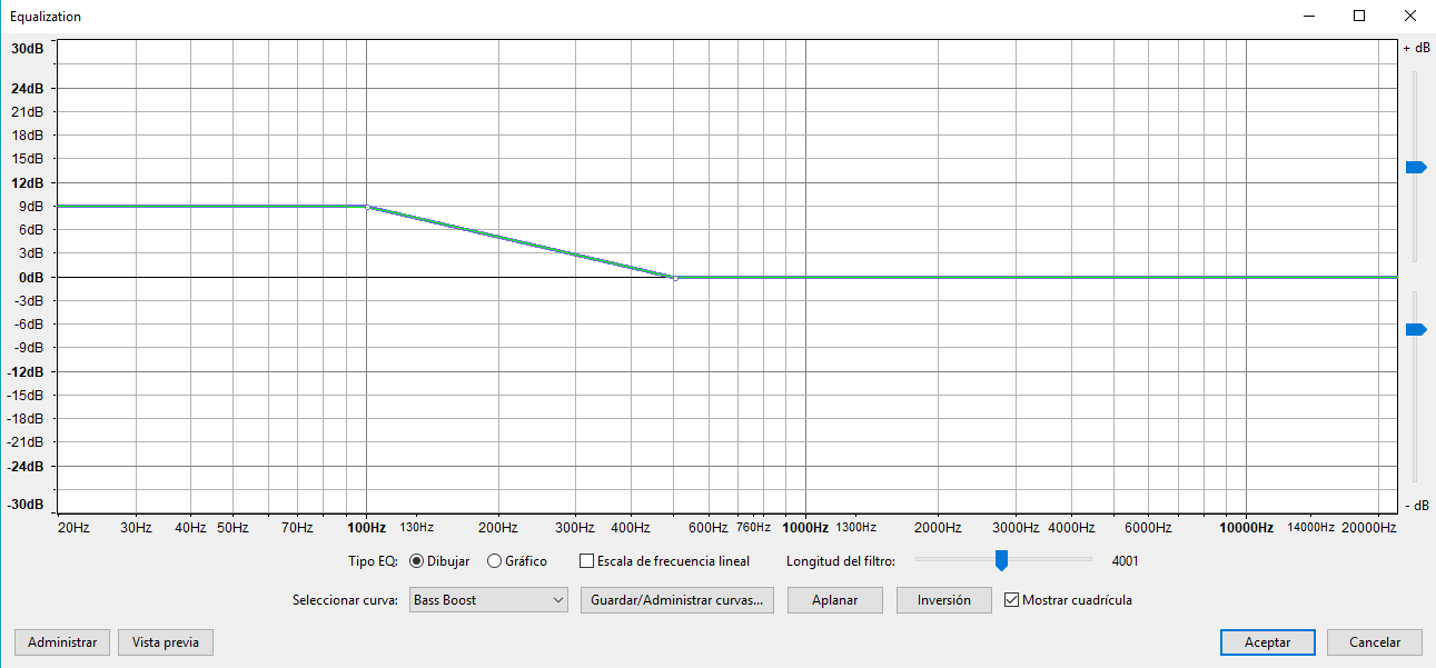 audacity bass boost