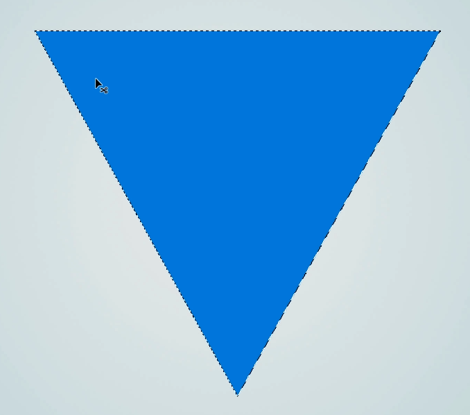 logo con imagen y texto fondo triangulo