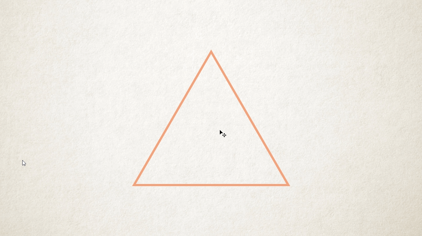 Triangulo con Trazo