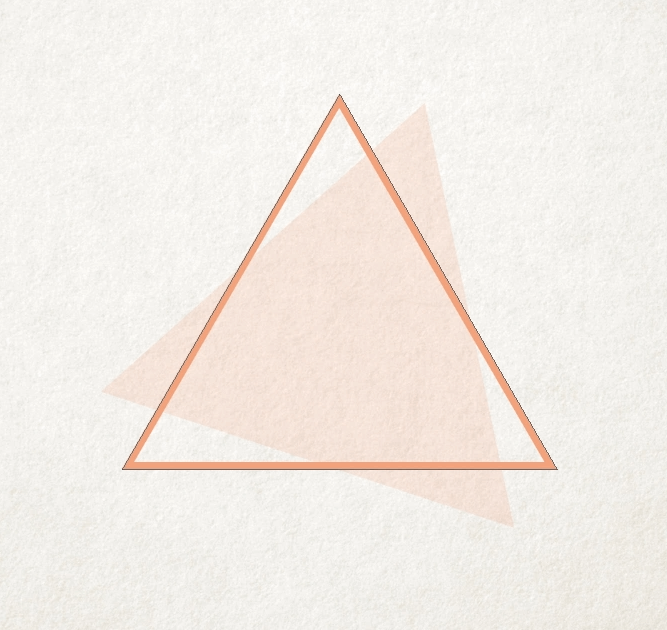 triangulo con relleno
