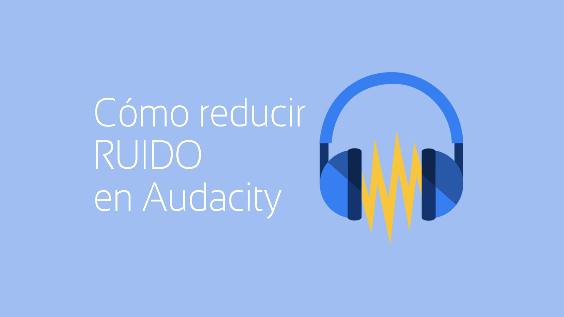 como reducir ruido con audacity
