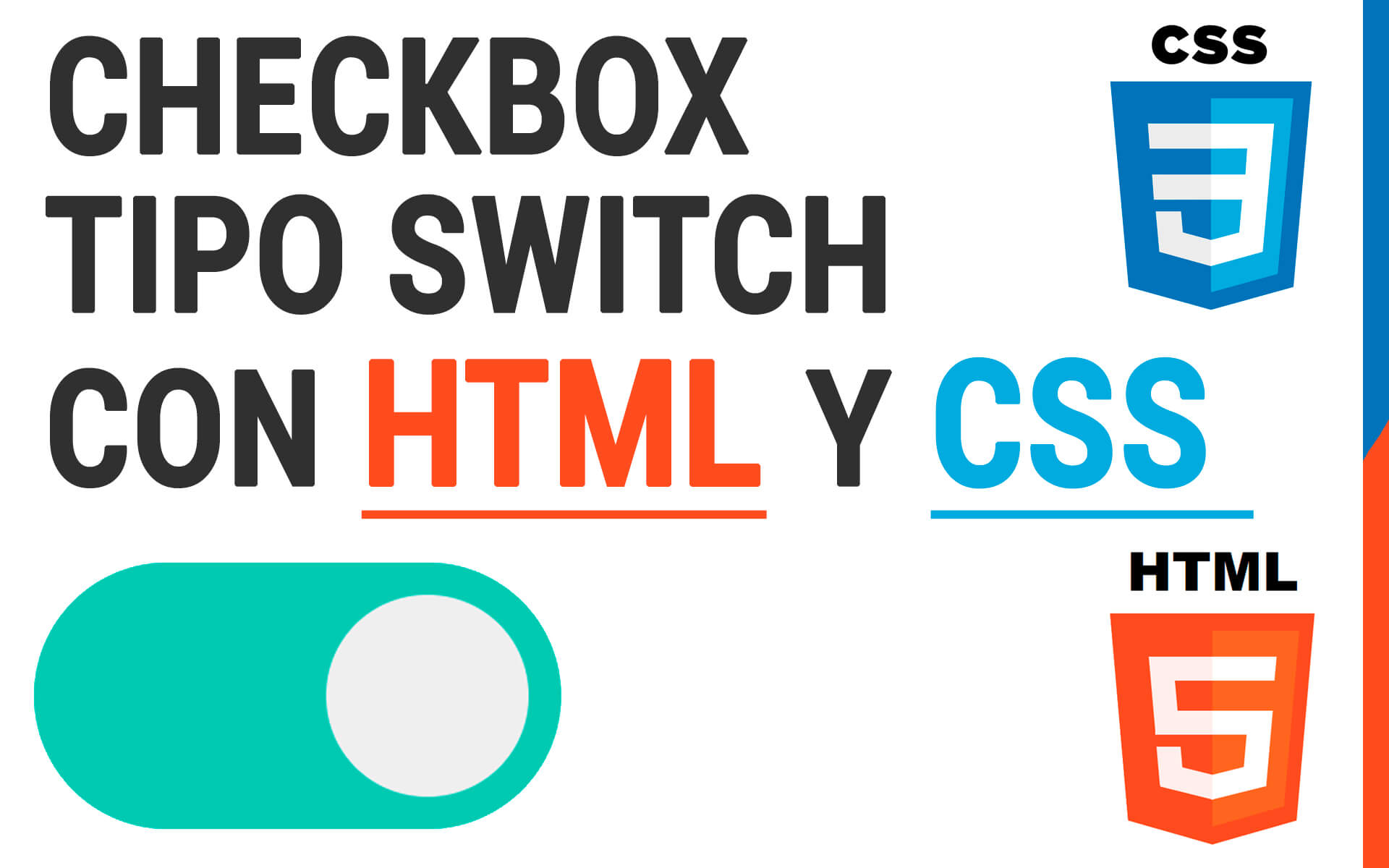 checkbox switch html css