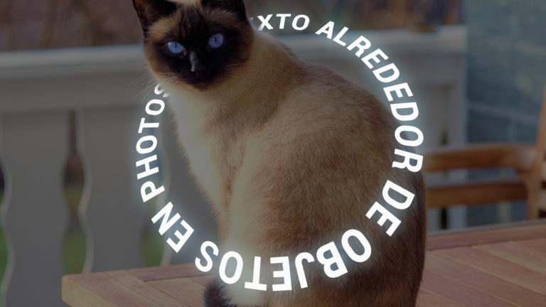 Así de fácil puedes crear textos circulares alrededor de objetos